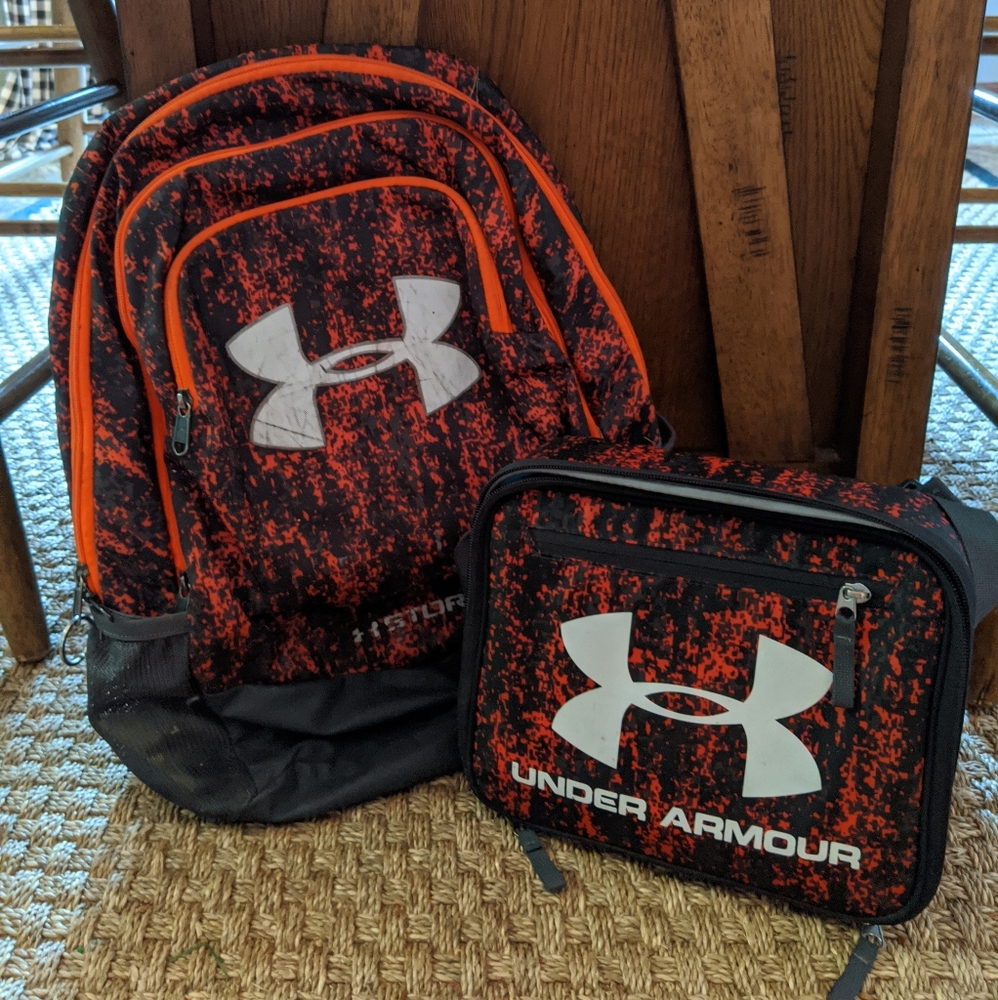 Underarmour backpack and lunchbox
